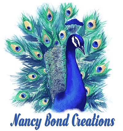 Peacock Logo Nancy Bond Creations